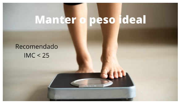 Manter o peso ideal